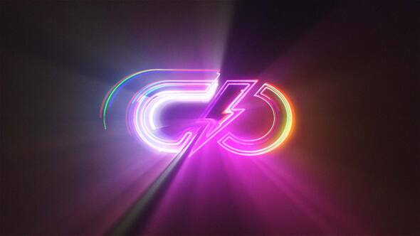 Videohive Clean Glowing Logo Reveal Logo Stings template preview