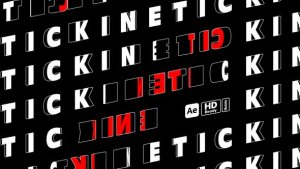 Videohive 3D Kinetic Titles Titles template preview