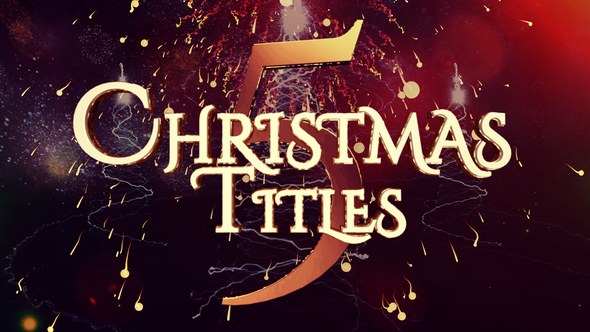 Videohive Christmas Titles 5 Titles template preview