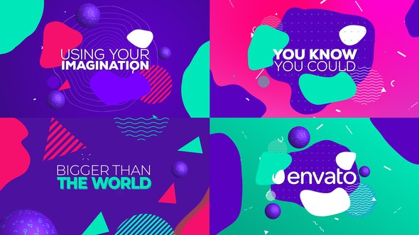 Videohive Colorful Movies Titles | Trailer Titles template preview