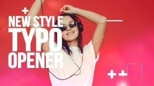 Videohive New Style Typo Opener Openers template preview