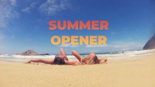 Videohive Dynamic Summer Opener Openers template preview