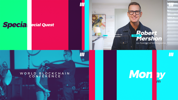 Event Promo Video Displays template preview