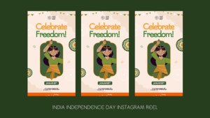 Videohive India Independence Day Instagram Reel Openers template preview