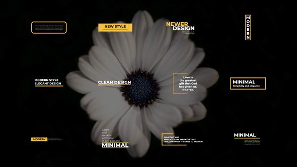 Videohive Minimal Titles 4.0 | AE Titles template preview