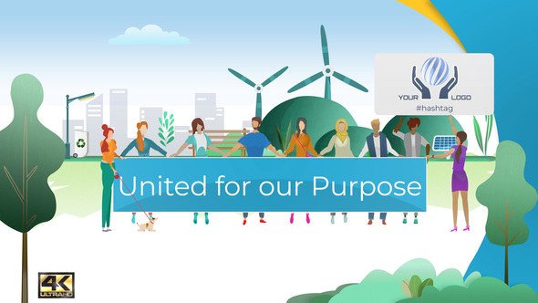 Videohive United People for a Purpose / Awareness Campaign Openers template preview