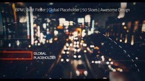 Videohive HighTeck BPM Slideshow Video Displays template preview