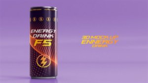 Videohive Energy Drink Mock Up Product Promo template preview
