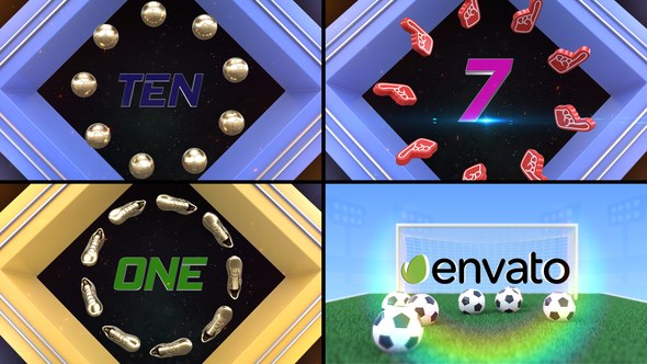 Videohive Soccer Countdown 6 Elements template preview