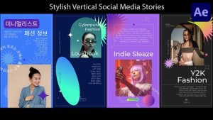 Videohive Stylish Social Media Stories for After Effects Openers template preview