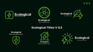 Videohive Ecological Titles V 0.3 Titles template preview