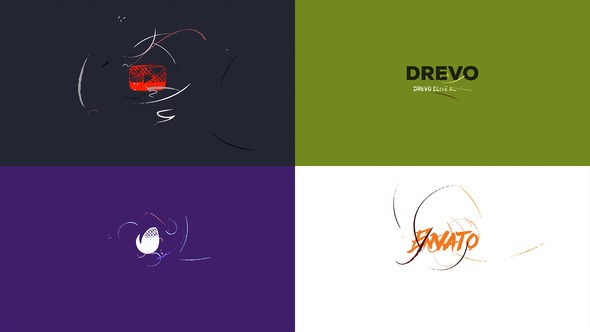 Videohive Simple Art Logo Reveal/ Flat Minimal Intro/ Brush Animation/ Clean Drawing Openers/ Youtube Blogger Logo Stings template preview