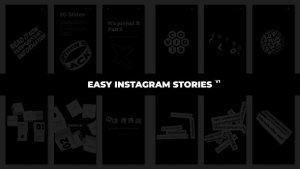 Videohive Easy Instagram Stories Titles template preview