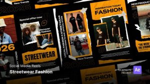 Reels - Streetwear Fashion Broadcast-packages template preview