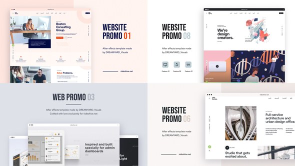 Videohive Rubik - Website Promo Product Promo template preview