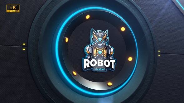 Videohive SciFi Gate Logo Transition Elements template preview