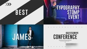 Videohive Event Typography Openers template preview