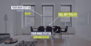 Call Out Titles Video Displays template preview