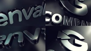 Videohive 3D Silver Logo Logo Stings template preview