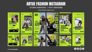 Videohive Artue Fashion Instagram Product Promo template preview