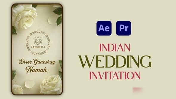 Videohive Indian Wedding Invitation | After Effects Template Openers template preview
