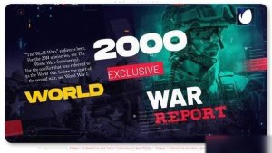Videohive War Timeline | Report Openers template preview