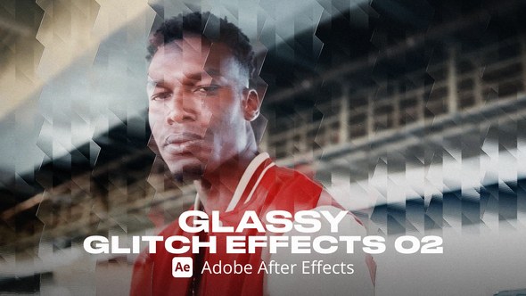 Videohive Glassy Glitch Effect 02 Ae Elements template preview