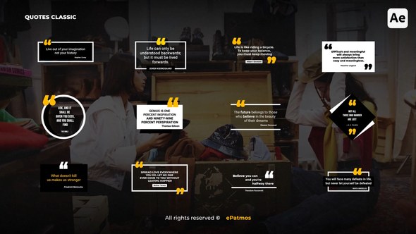 Videohive Quotes Classic v1.0 | After Effects Titles template preview