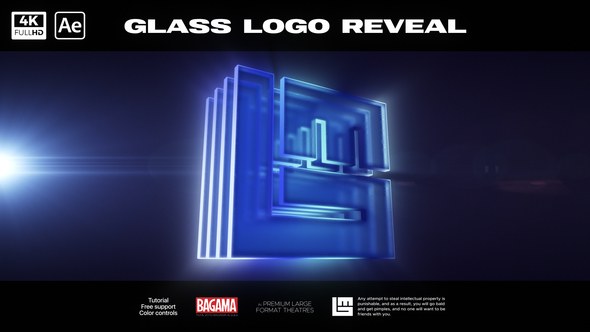 Videohive Glass Logo Reveal 56922879 Logo Stings template preview