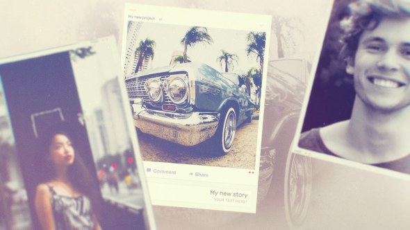 Videohive Memories Slideshow 20907619 Video Displays template preview