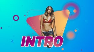 Colorful Rhythmic Intro Video Displays template preview