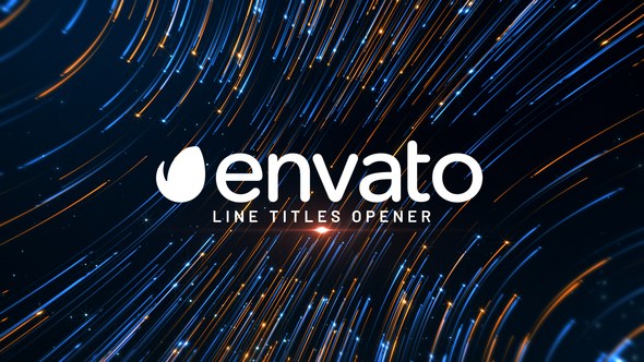 Videohive Abstract Lines Titles Titles template preview
