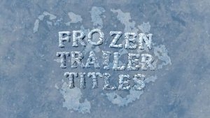 Videohive Frozen Trailer Titles Titles template preview