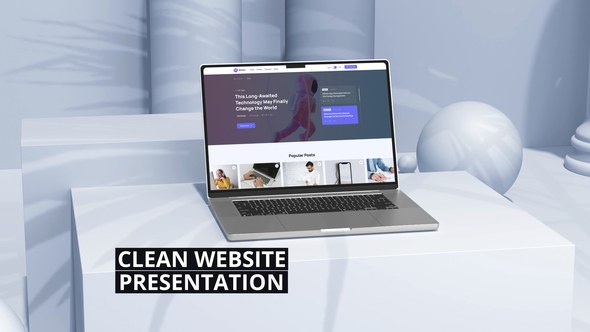 Videohive Clean Website Promo 38460697 Product Promo template preview
