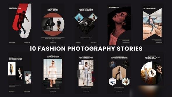 Videohive Fashion Photography Instagram Stories Openers template preview