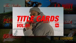 Videohive Title Card Vol. 01 Ae Titles template preview