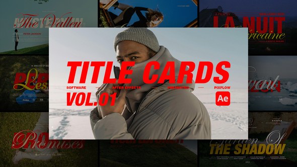 Videohive Title Card Vol. 01 Ae Titles template preview