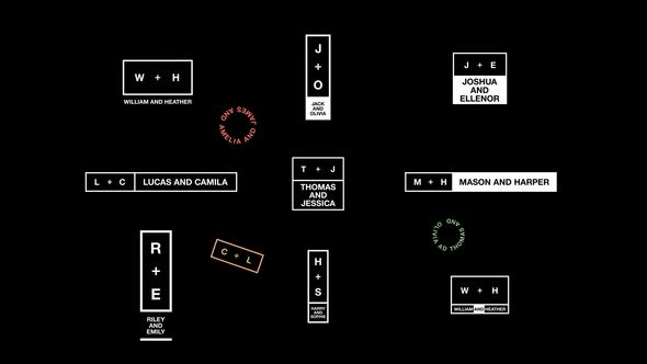 Videohive Playful Names Of Names 1.0 | After Effects Titles template preview