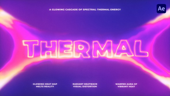 Videohive Heatmap Thermal Titles Titles template preview