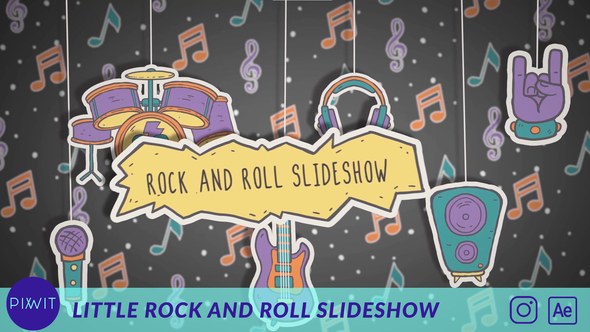 Videohive Little Rock and Roll Slideshow Video Displays template preview