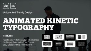 Videohive Kinetic Typography Titles | After Effects 50183629 Titles template preview