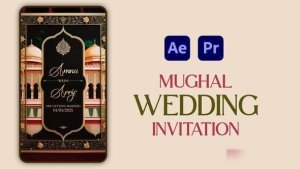 Videohive Mughal Wedding Invitation Openers template preview