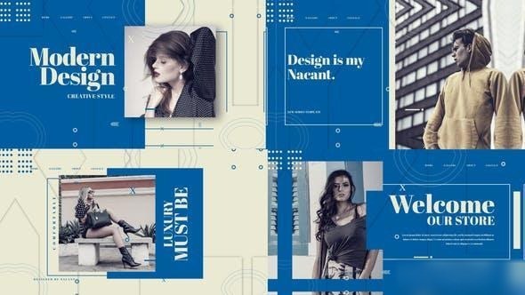 Videohive Stylish Square Intro Openers template preview
