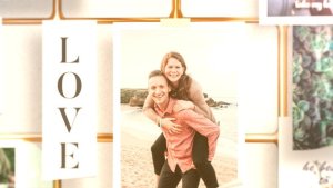 Videohive Gold Wire Photo Slideshow Video Displays template preview