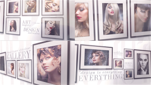 Videohive Elegant Photo Gallery On The Wall Openers template preview