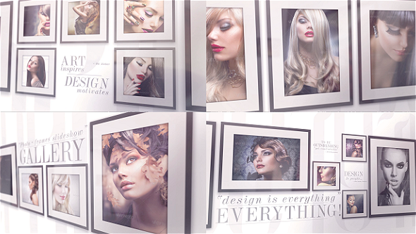 Videohive Elegant Photo Gallery On The Wall Openers template preview