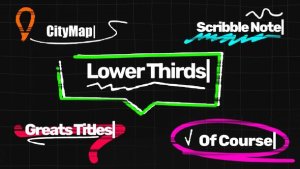 Videohive Scribble Lower Thirds 59428704 Titles template preview