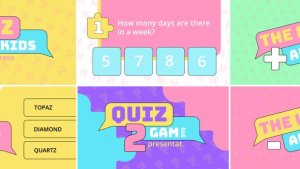 Videohive Education kids quiz Openers template preview