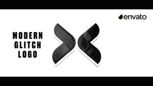 Videohive Modern Glitch Logo 50353418 Logo Stings template preview
