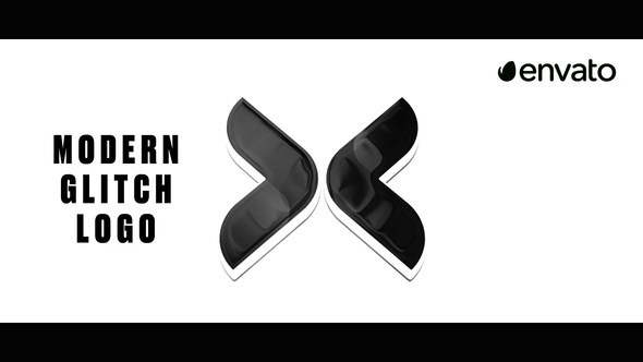 Videohive Modern Glitch Logo 50353418 Logo Stings template preview